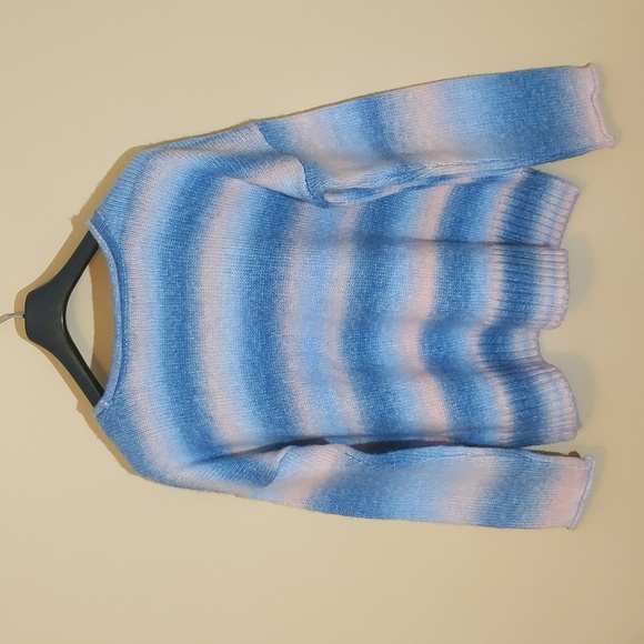 Joe Fresh| Cotton Candy Multicolored Crew Neck Sweater Some Recycled Material - Picture 2 of 13